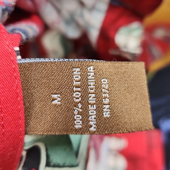 Christmas Clearwater Outfitters Vintage Santa Classic Car 1990s Cotton Shirt Y2K - Picture 6 of 12